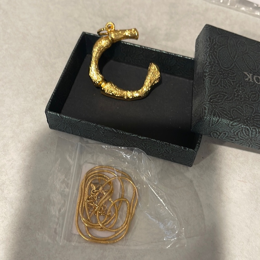 C charm necklace